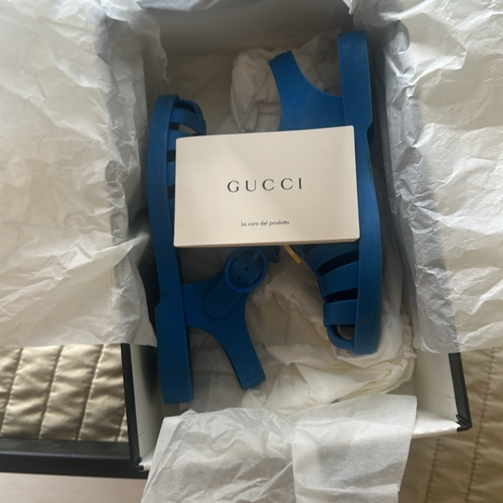 Gucci Kids Blue Sandals jelly - Picture 5 of 5